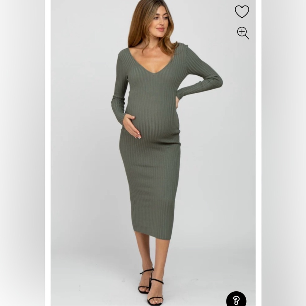 Pink Blush Maternity sweater dress